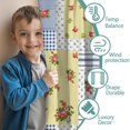 thumbnail image 3 of Blackout Kids Curtains,Pioneer Flower Floral Print Pattern Childrens Insulated Curtains Set Of 2,Bedroom Essentials,Toddler Room Decor 42"x54", 3 of 5