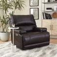 thumbnail image 5 of Home Square 3-Piece Set with Power Recliner & Loveseat & Sofa in Brown, 5 of 9