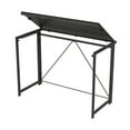 thumbnail image 2 of Mainstays Black Frame Folding Desk with Black Grained Top,Adult, 2 of 5