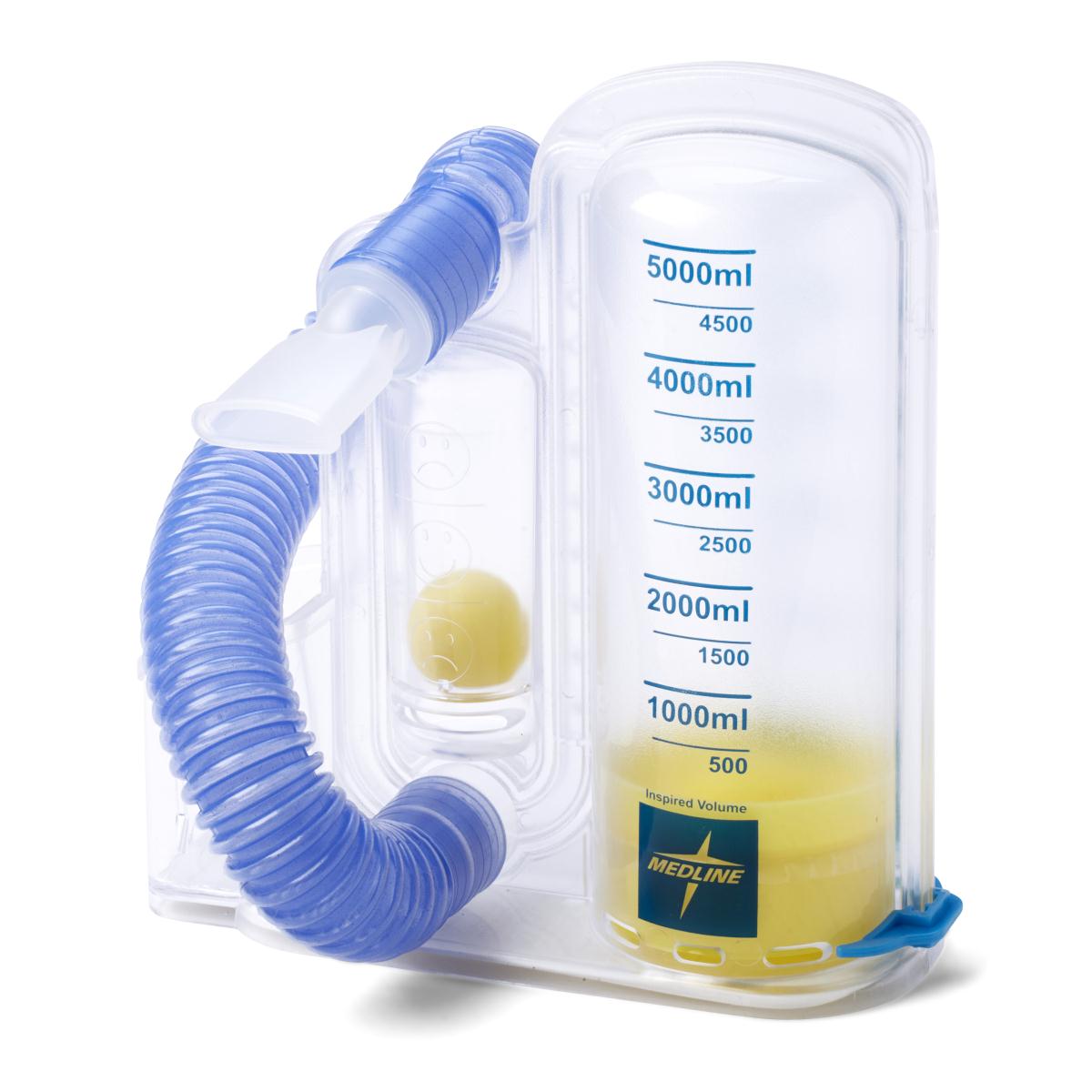 Medline PostSurgical Incentive Spirometer, 5000 mL Each