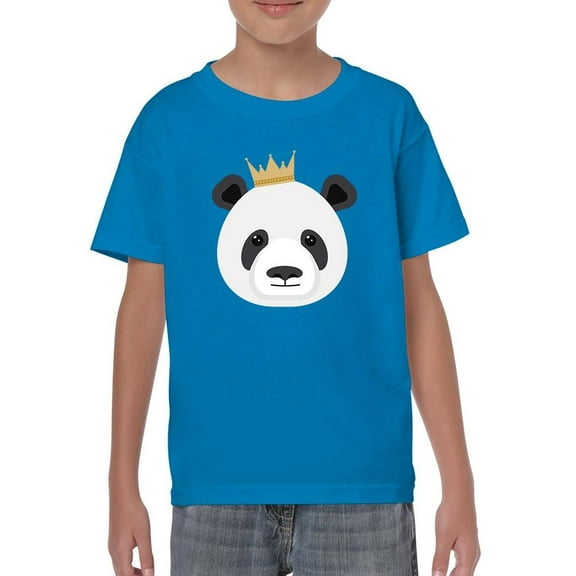 Panda With Crown T-Shirt Juniors -Image by Shutterstock,  Medium