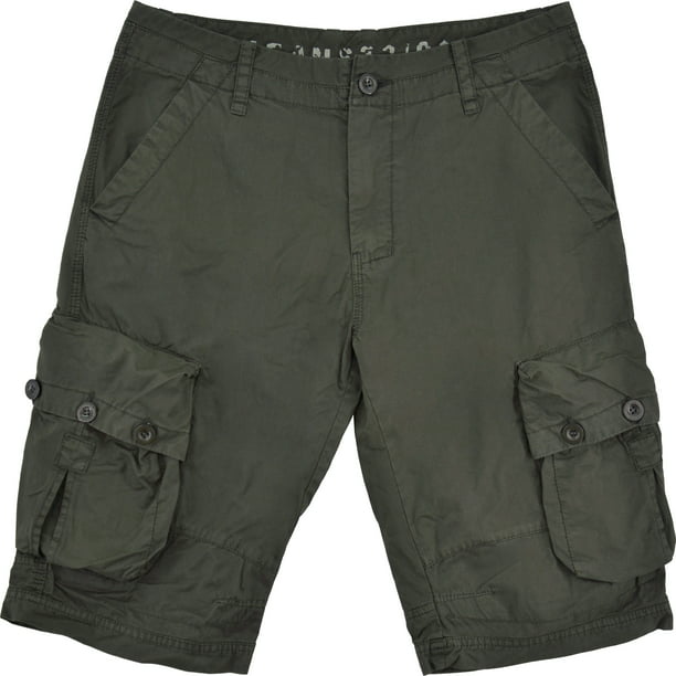 Stone Touch Jeans - Mens Military Style Cargo Shorts #616s Dark Grey-34 ...