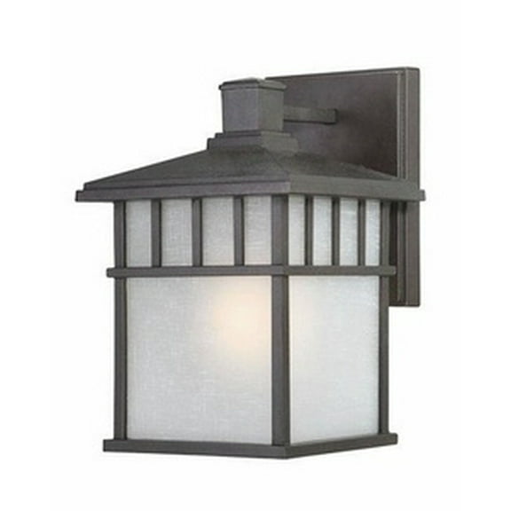 9117-34 Dolan Lighting Barton 1-Light Outdoor Wall Lantern-Olde World Iron Finish