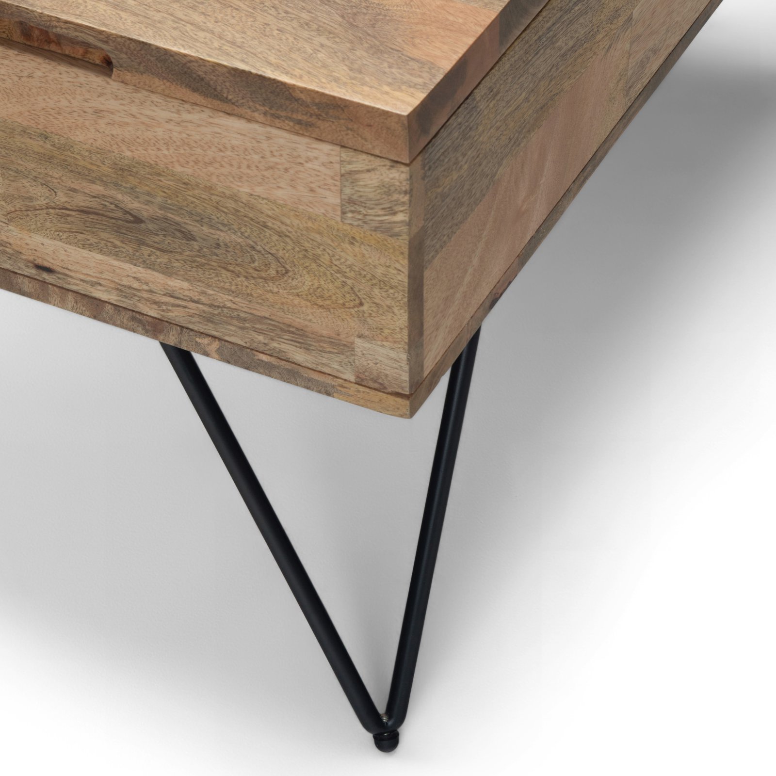 HN Home Beaman Modern Farmhouse Square Lift Top Coffee Table - image 4 of 7