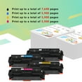 thumbnail image 5 of 5-Pack 055 055H Toner Cartridge Compatible for Canon 055H with Chip imageCLASS MF741Cdw MF742Cdw MF743Cdw LBP663Cdw LBP664Cx MF746Cdw MF743 Printer (2*Black,Cyan,Magenta,Yellow), 5 of 12