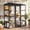 Orange+Black, variant on Wooden Catio Outdoor Cat Enclosure Large Cat House for Mulitiple Cats Walk ,Indoor 4 Tier Cat Enclosures House , Outdoor Cat Catio with Waterproof Cover,Ramp
