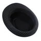 thumbnail image 4 of Sombreros para hombre y mujer, estilo clásico, a rayas, de paja, de punto, protector solar, jazz británico, de poliéster., 4 of 4