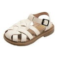 thumbnail image 1 of B91xZ Chaussures de Fête pour Filles à Fleurs, Blanches 26, 1 of 5