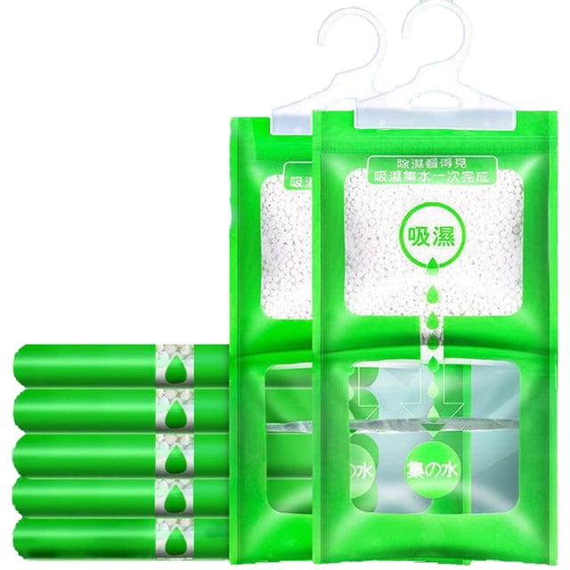 NOGIS - Bolsas colgantes absorbentes de humedad y eliminador máximo de olores (paquete de 5), 80 g, sin perfume, para armarios, sótanos, lavanderías y trasteros.