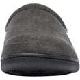 thumbnail image 3 of Yazi  Men's Warm Memory Foam Suede Plush Shearling Lined Slip on Indoor Outdoor Clog House Slippers, 3 of 7