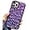 iPhone 11, variant on iPhone 11 Glitter Case, Fashion Bling Glitter Purple Cute Soft Silicone Tin Foil 3D Pleats Women Girls Shockproof Soft Case Cover for iPhone 11
