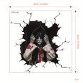 thumbnail image 1 of 1pc, 3D Horror Devil Woman Wall Sticker - Scary and Eye-Catching Halloween Decoration, 1 of 4