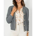 thumbnail image 5 of PrettyGarden Women's Cotton Knit Cardigan Sweater, Sizes S-2XL, 5 of 10