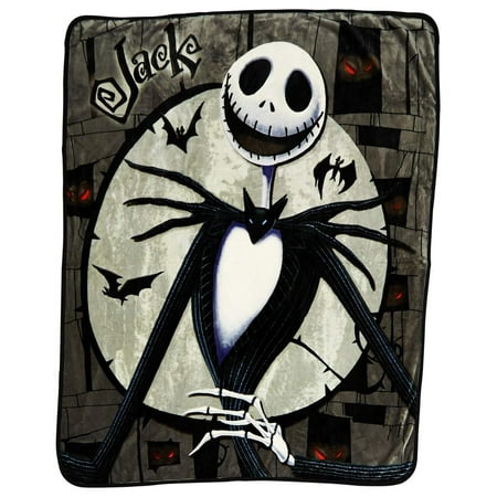 

YhbSmt Jack and Reversible The Nightmare Before Christmas Fleece Blanket