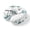 Blue, variant on Neck Pillow Ergonomic Memory Foam U Shaped Pillows,Home Kitchen Knife Fork Spoon Soft Portable Neck Head Support Cushion Pillow for Travel Airplane Car Office Use,Tableware Black White