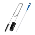 thumbnail image 3 of 2 Piezas Cepillo Limpieza Tuberías Cepillo Flexible Largo Doble Cabeza Limpiador Acero Inoxidable Nylon para Quitar Residuos Uso Práctico en Cocina Y, 3 of 9