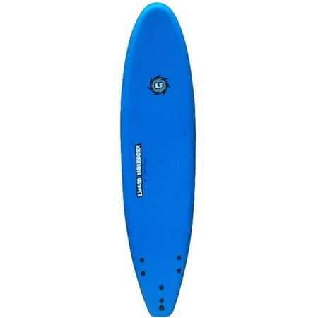 Liquid Shredder 70 FSE EPS/PE Soft Surf Board (Blue, 7-Feet)