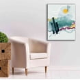 thumbnail image 6 of Epic Graffiti 'Seafoam' by Ishita Banerjee Giclee Canvas Wall Art, 26"x34", 6 of 8