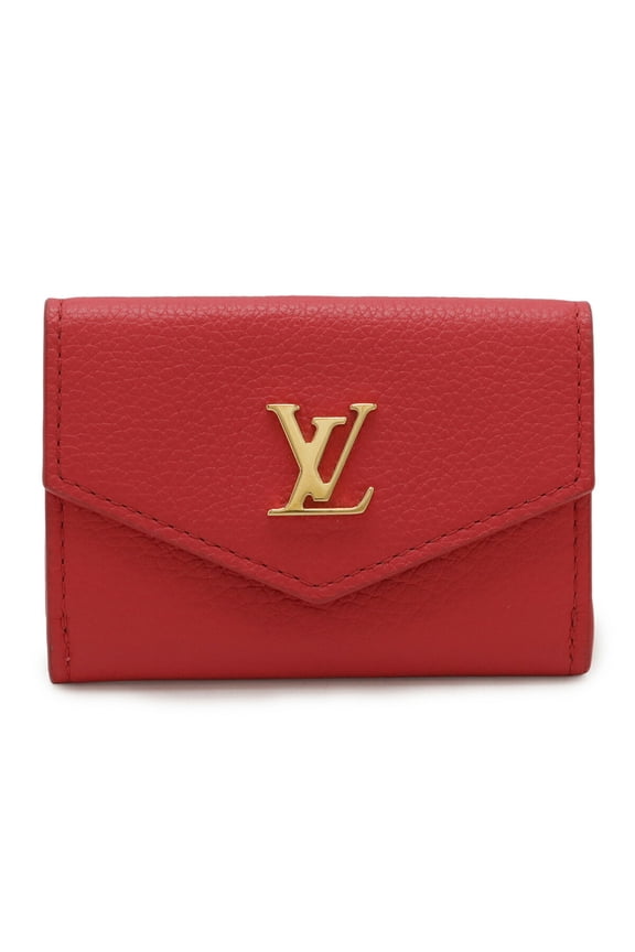 Pre-Owned LOUIS VUITTON Portefeuille Rock Mini Tri-fold Compact Wallet in Fuchsia and Pink...