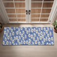 thumbnail image 2 of Blue Daisy Flower Pattern Door Rugs,Washable Non Slip Door Mats Indoor,Decorative Door Mats,Entry Mat Indoor for Entrance,Bedroom,Kitchen,Bathroom,16"x47", 2 of 6