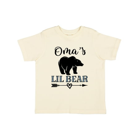 

Inktastic Oma Lil Bear Cub Grandson Gift Toddler Boy Girl T-Shirt