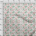 thumbnail image 2 of oneOone Rayon White Fabric Merry Christmas Craft Projects Decor Fabric Printed By The Yard 56 Inch Wide-DYW, 2 of 5