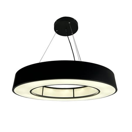 

Chalim 96-Watt Integrated LED Black 40 Circular Chandelier