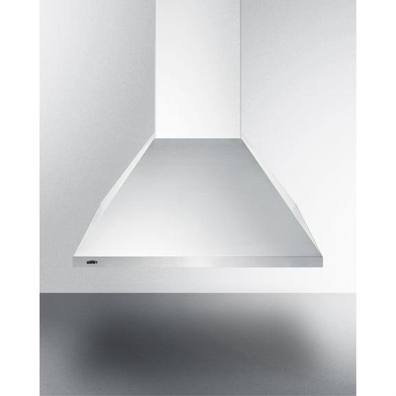 24" wide European style convertible wall-mount range hood in stainless steel
