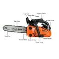thumbnail image 5 of Floseru 25.4CC Gas Powered Chainsaw, 12 Inch 2-Cycle Petrol Handheld Cordless Chain Saw, Gas Chainsaws for Tree Wood Cutting, 5 of 6