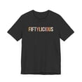 thumbnail image 3 of Fiftylicious 50th birthday party funny Cute fiftieth bday Unisex T-shirt, 3 of 8