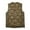 Army Green, variant on MELDVDIB Mens Quilted Puffer Vest Coat Fall Winter Solid Color Jacket Button-Up Warm Padded Light Weight Outwear Tops with Pocket