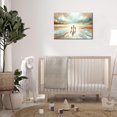 thumbnail image 3 of AEFER Jesus Canvas Wall Art God and Children Wall Decor Pictures Watercolor Christian Spiritual Poster Prints Religious Artwork for Kids Room Church Nursery Decor Frame: 24x16inch(60x40cm), 3 of 6