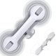 thumbnail image 1 of (gris Clair) Poigne De Douche Avec 3 Ventouses De Scurit, Poigne Amovible Adapte La Salle De Bain, La Douche, Aux Enfants Et Aux Personnes Ges, 1 of 5