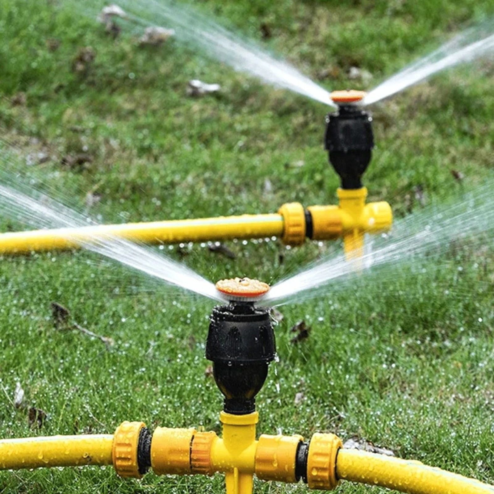 YZEGDCH Up to 65% off Sprinklers for Yard Oscillating 360-Degree Rotating Sprinkler Summer Water Play for Kids 360° Rotation Auto Irrigation System Garden Lawn Sprinkler Patio