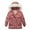 Pink, variant on Odeerbi Baby Boys Girls Coats Winter Outerwear Jackets Children Kids Jacket Zip Thick Warm Snow Hoodie Outwear