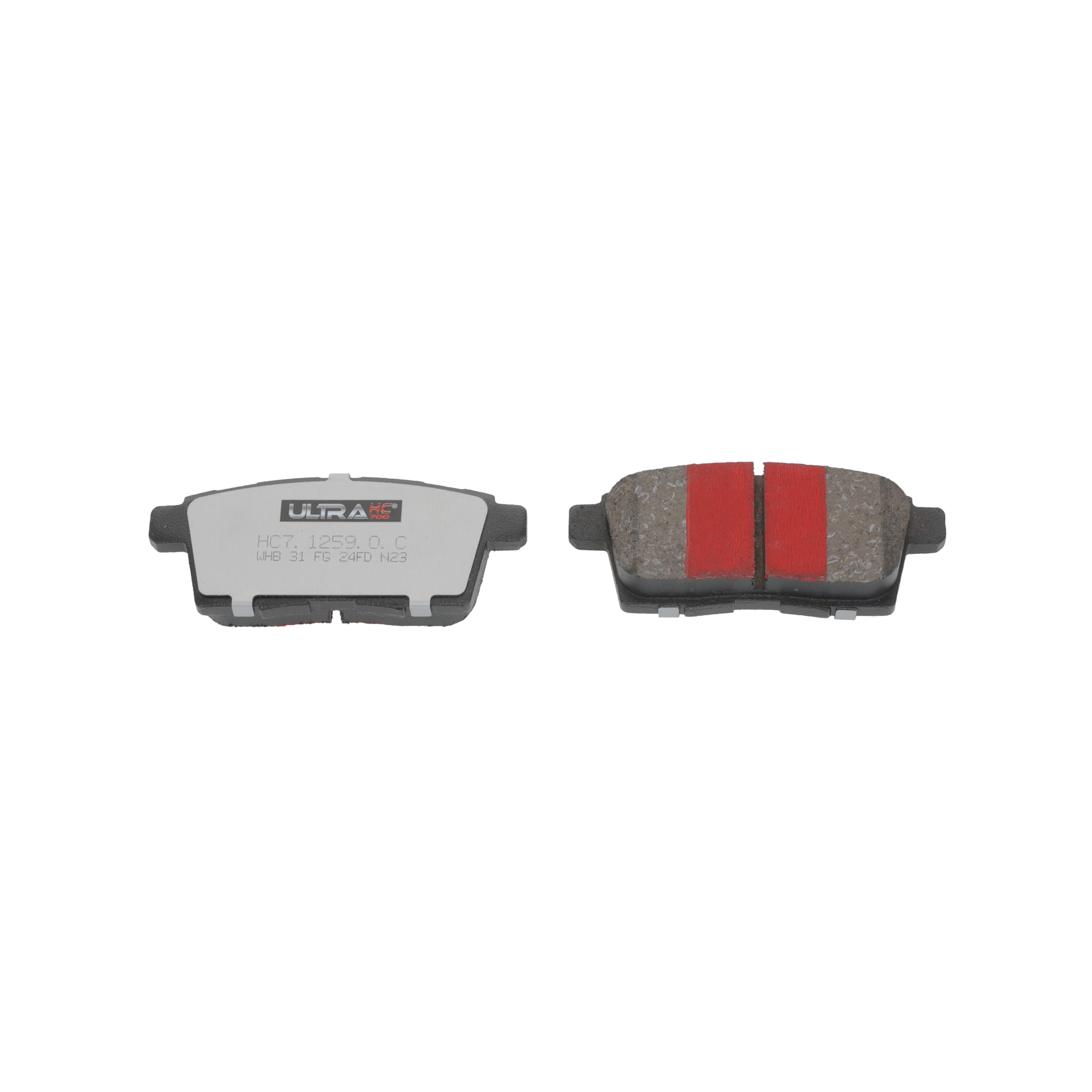 UltraHC 700 Brake Pad Set, Rear HC7.1259.0.C, Ford Edge 2010-2007