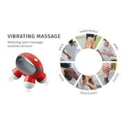 Homedics Quatro Mini Hand-Held Massager with Vibration Massage, 4 Massage Nodes(Nov-30-WMT)