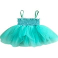 thumbnail image 1 of Robe Princesse en Tulle pour Bébé Fille, Décontractée, Sans Manches, Ligne A, Robe de Fête, 1 of 8