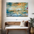 thumbnail image 3 of Elephant Stock Abstract Strokes Wall Art - Horizontal Canvas Wall Art - Living Room Wall Decor - Abstract Canvas - Blue And Teal Decor - 51" x 34", 3 of 8