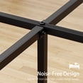 thumbnail image 5 of Wooden Queen Bed Frame with 49.9" Tall Headboard, Rustic Farmhouse Platform Bedframe with Wood Slat Support, No Box Spring Needed, Sturdy and Noise Free, Easy Assembly, Brown, 5 of 10