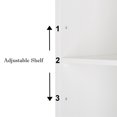 thumbnail image 5 of FCH One Door & One Drawer Bathroom Cabinet White, 5 of 11