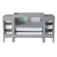 thumbnail image 4 of Fresca Torino 60" Gray Modern Bathroom Cabinets, 4 of 4