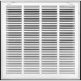 thumbnail image 1 of 24" X 20" Return Air Filter Grille - Filter Included - Easy Plastic Tabs for Removable Face/Door - HVAC Vent Duct Cover - White [Outer Dimensions: 25.75w X 21.75h], 1 of 5