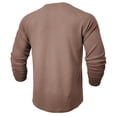 thumbnail image 7 of Dovford Men's Long Sleeve Henley Shirts Stretch Ribbed T-Shirts Fashion Casual Basic Tops 2025, 7 of 7