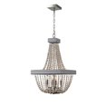 thumbnail image 1 of Kenroy Home 93914GRY Drape 4 Light Chandelier, 1 of 1