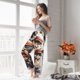 thumbnail image 5 of Balery Cute Forest Mushrooms Pantalones de pijama para mujer, pijamas ultraligeros, pantalones de estar por casa-XX-Large, 5 of 6