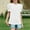 White, variant on Mwjwdo Girls Puff Short Sleeve Shirts Summer Ribbed Knit Crewneck T Shirt Tops Tee Blouse Fashion Tees 4-14 Years Beige 4 Years