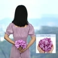 thumbnail image 5 of Uxcell Silk Hydrangea Flowers, Purple Artificial Flowers for Wedding 30 Set, 5 of 6
