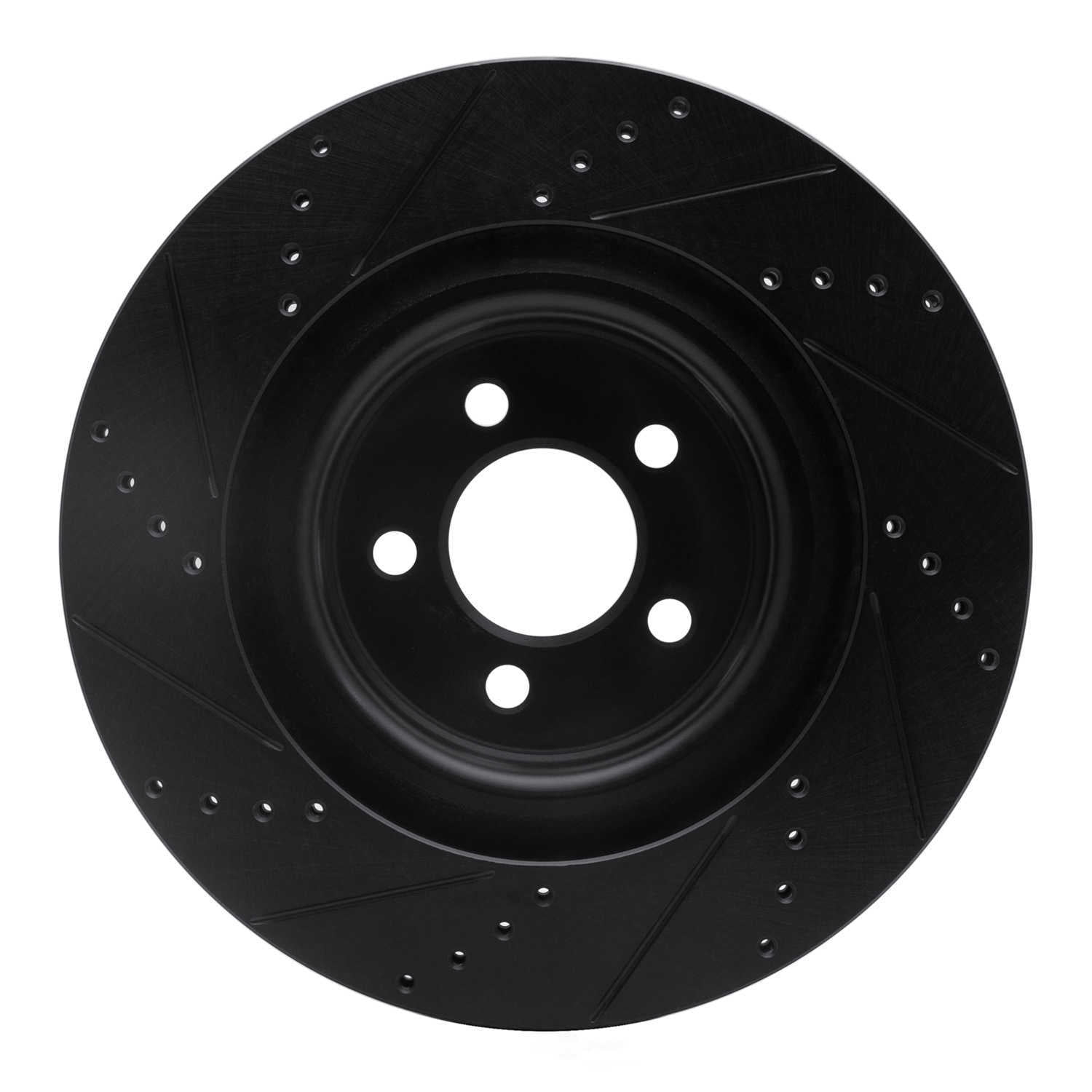 Dynamic Friction Company 633-39019R DFC Brake Rotor - Drilled And Slotted - Black