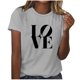 thumbnail image 1 of Tops Cortos para Mujeres Casual de Moda Impreso Cuello Redondo, Camiseta de Manga Corta para el Uso Diario, Fiesta Y Cómodo, 1 of 4